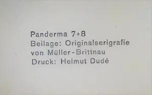 Willi Müller-Brittnau - Compositie - 1966 - Originele zeefdruk kopen? Bied vanaf 120!