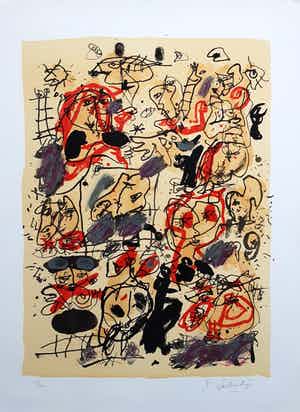 Kees Salentijn - Litho op papier verkocht voor € 75!