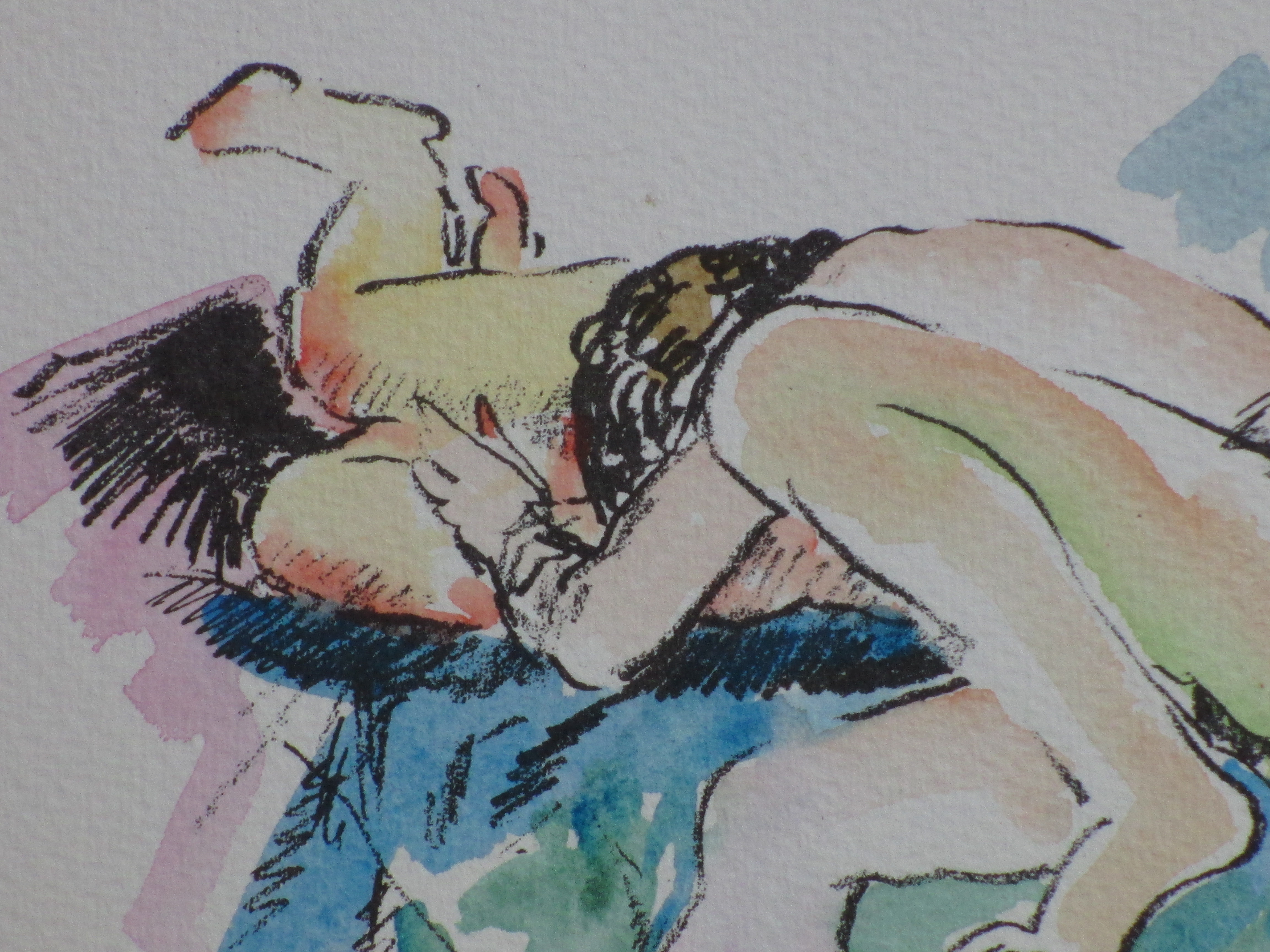 Freek van den Berg - Vriendinnen - Handingekleurde litho kopen? Bied vanaf 40!