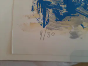 Buy Bettina Lopetro - Zeefdruk, titel, "Fork"? Bid from 35!