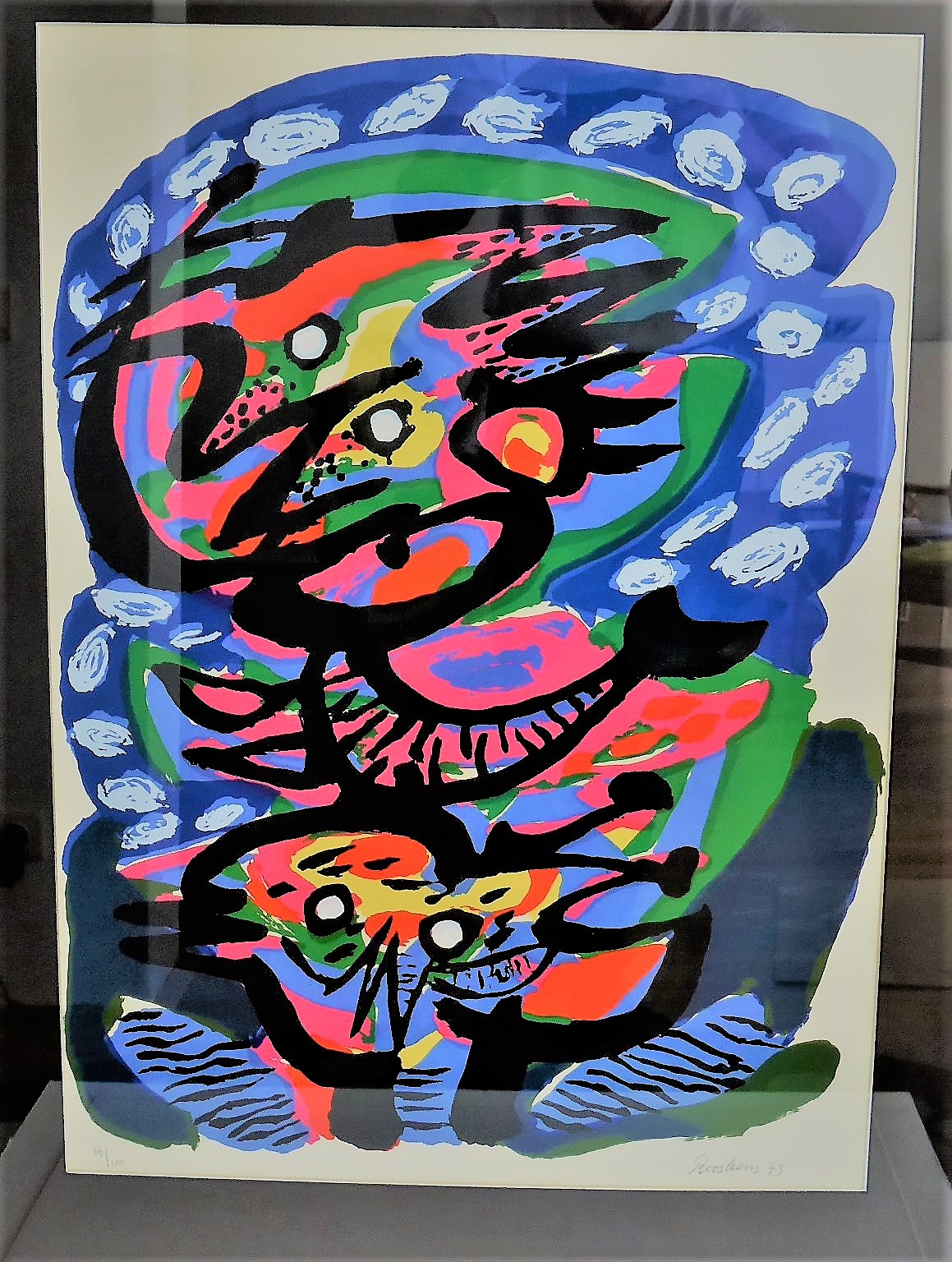 Anton Rooskens - Cobra compositie, kenmerkende stijl verkocht voor € 495!