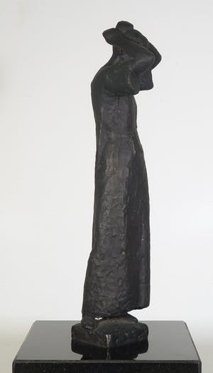 Han Wezelaar - Bronzen beeld, De haarspeld (Groot!) kopen? Bied vanaf 3000!