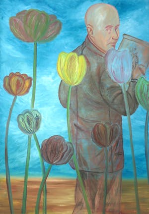 Ramon Jan Vet - Olieverf op doek, De Tulp (Zeer groot) kopen? Bied vanaf 150!