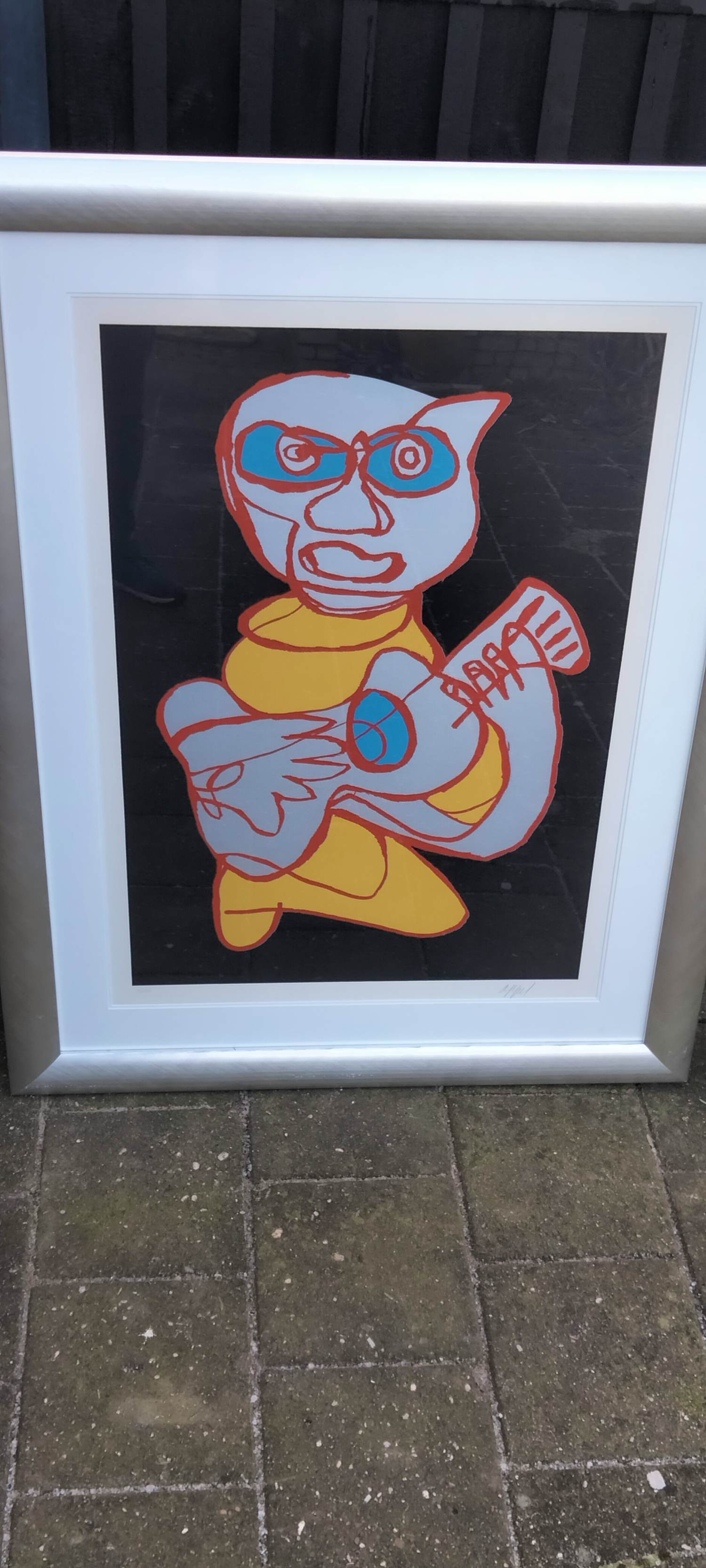 Karel Appel - Cool luke singing hands verkocht voor € 849!