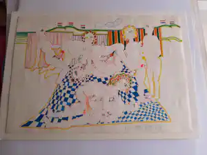 Ernst Vijlbrief - Stifttekening Expliciete erotische jaren 60 verkauft für € 45!