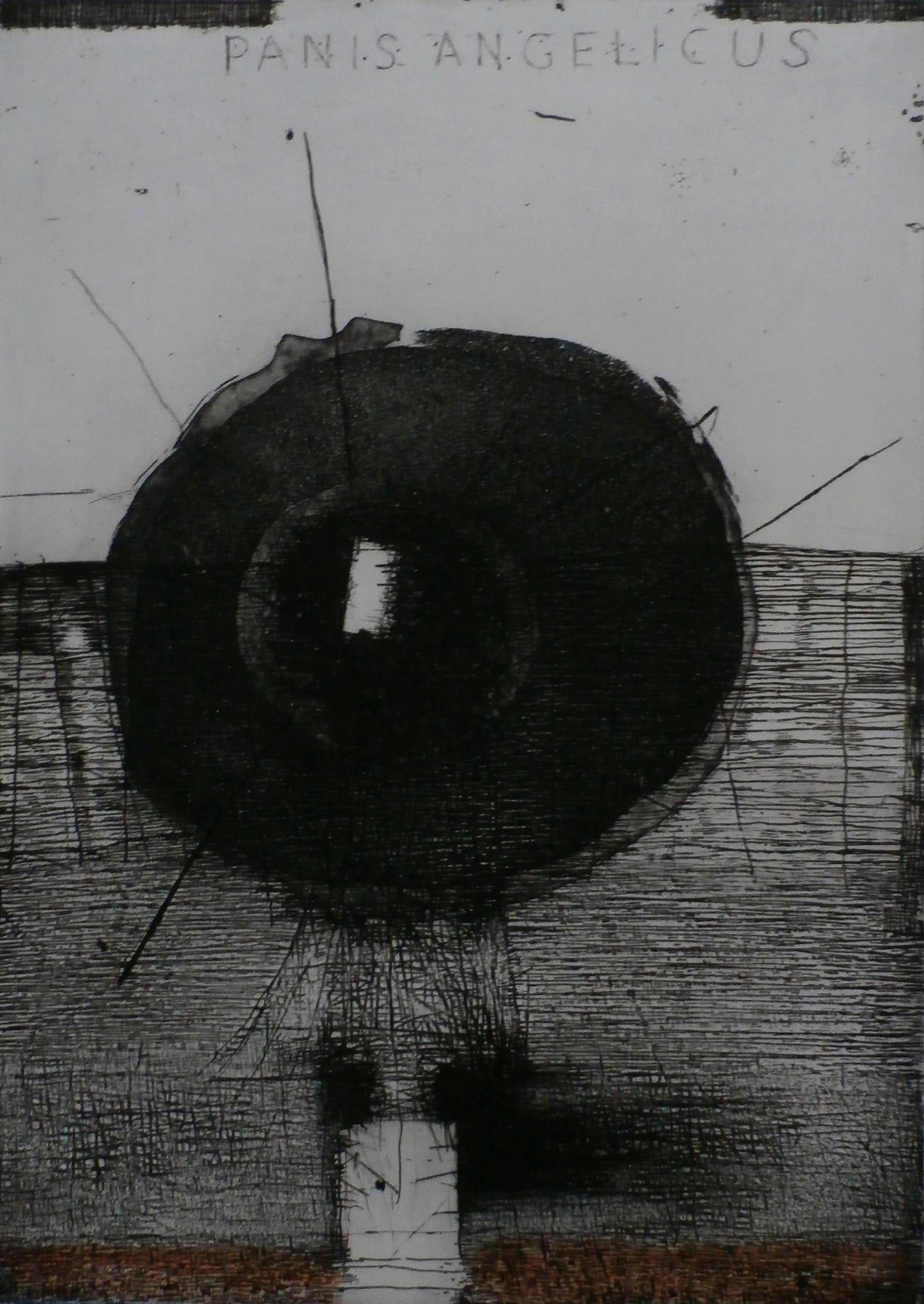 Guillaume Le Roy - handingekleurde ets 2 - 1994 verkocht voor € 55!