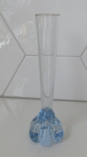 Bo Borgstrom - Lichtblauw Solifleur vaasje uitvoering Aseda Glasbruk kopen? Bied vanaf 16!