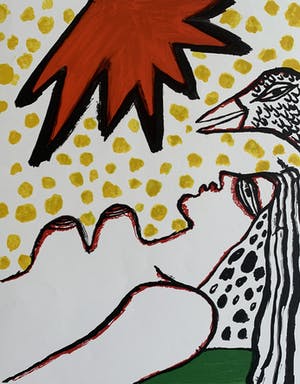 Corneille - kleurenzeefdruk - 'l'Étoile' - 1975 kopen? Bied vanaf 250!