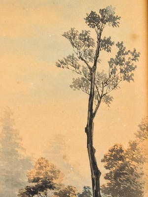 Niet of onleesbaar gesigneerd - Wandeling (Aziatisch tafereel) kopen? Bied vanaf 1!