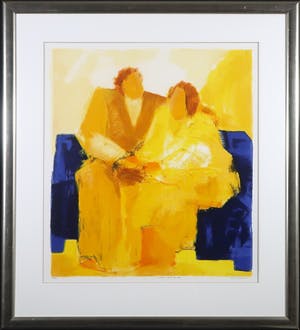 Wil Willemsen - Zeefdruk, Warm and tender - Ingelijst (Groot) kopen? Bied vanaf 70!