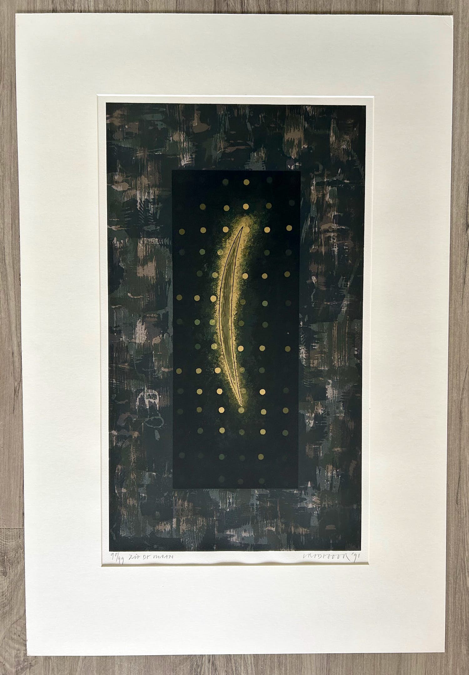 Bert Vredegoor - Zie de maan verkocht voor € 35!