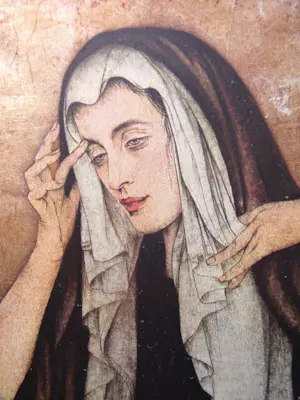 Walter Sauer - Pleureuse - 1930 - Chromotypogravure - Signed and dated kopen? Bied vanaf 180!