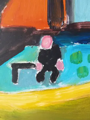 Piet Wiegman (II) - Heuvelachtig landschap met huizen kopen? Bied vanaf 150!