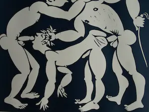 Eddy Varekamp - Afdruk linosnede, Affiche expositie Rob Gallery Amsterdam - 1994 kopen? Bied vanaf 25!