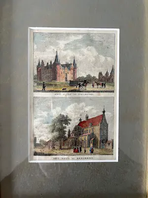 Abraham Rademaker - Helmond / Benderen - Handgekleurde Gravure, Ingelijst kopen? Bied vanaf 30!