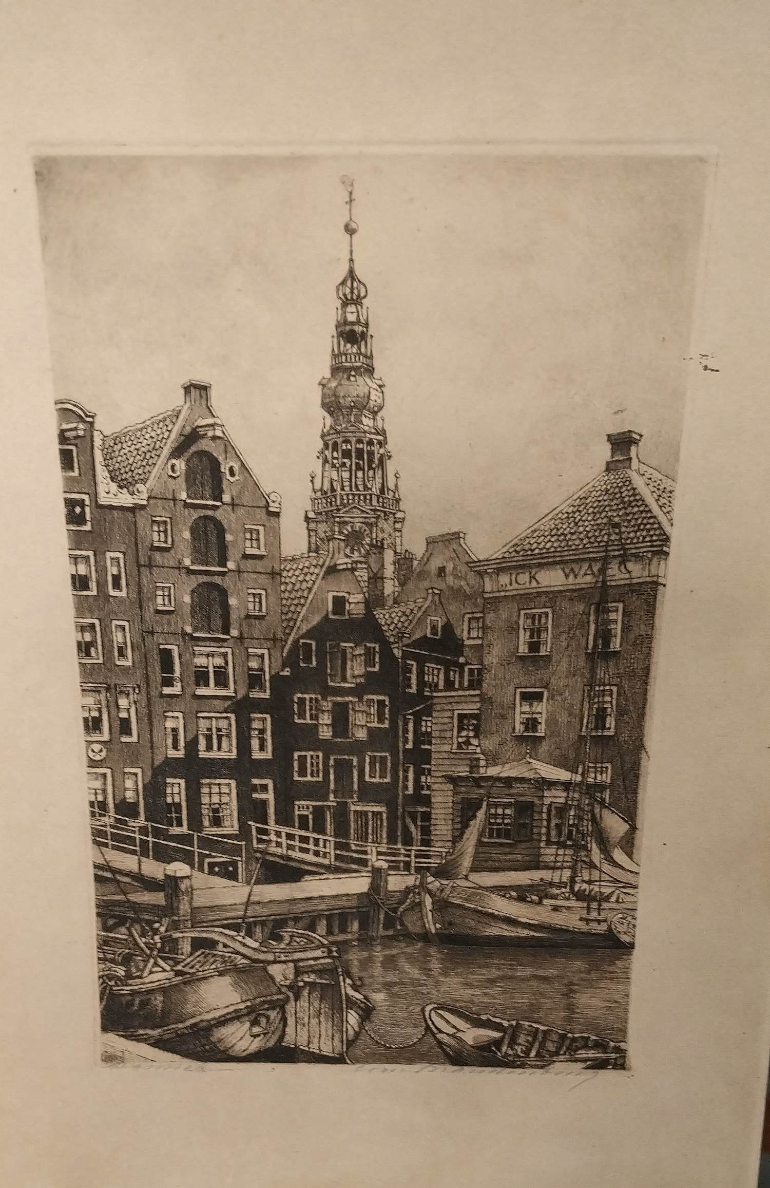 Cornelis Brandenburg - Oostzijde van het Damrak kopen? Bied vanaf 95!