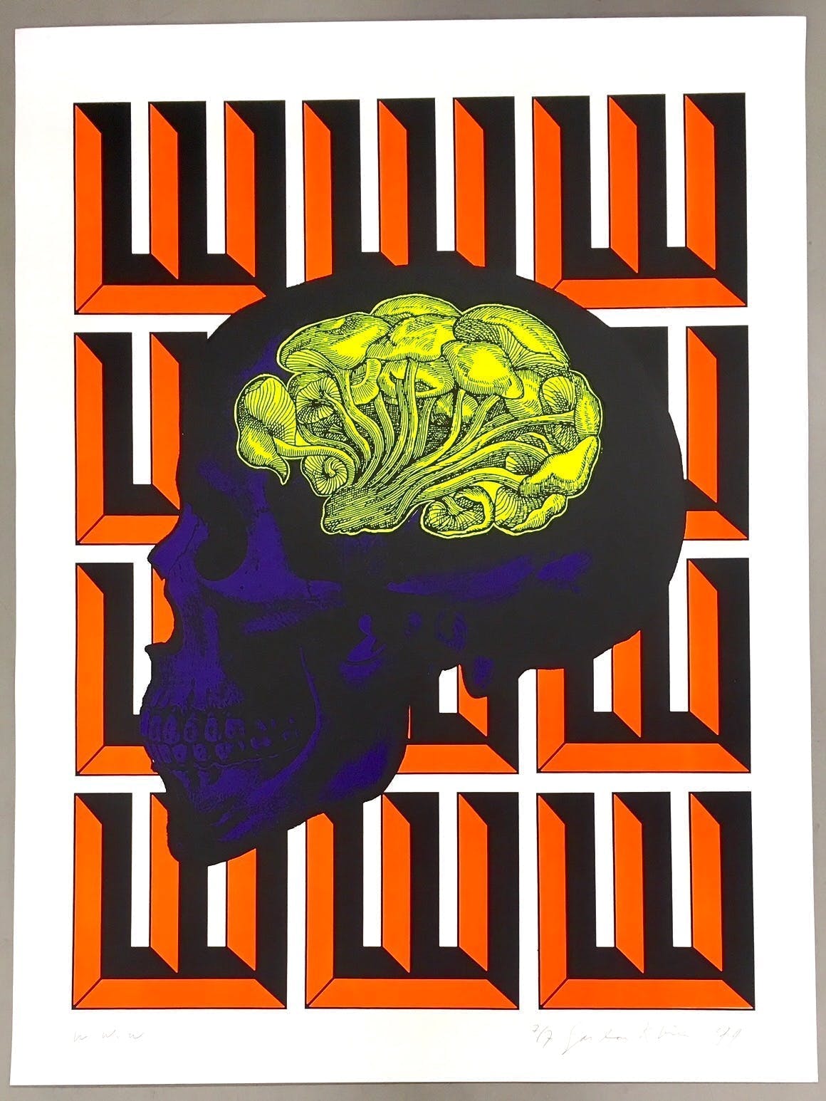 Gaston Klein - Zeefdruk, W.W.W. (Groot!) kopen? Bied vanaf 1!