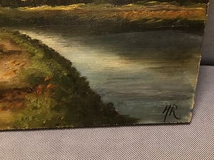 Niet of onleesbaar gesigneerd - Bos met water kopen? Bied vanaf 1!