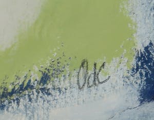 Ferd op de Coul - Gouache, Abstracte compositie - Ingelijst kopen? Bied vanaf 50!