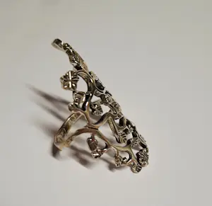 nieuwe Vintage zilveren handgemaakte echte Zwitserse filigraan  setting kopen? Bied vanaf 80!