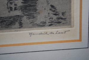 Hendrik de Laat - Den Bosch - Ets kopen? Bied vanaf 29!