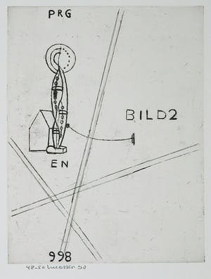 Reinier Lucassen - Ets, Grafiek Nu & Poëzie, Praag en Bild 2 en gedicht van H. H. ter Balkt kopen? Bied vanaf 1!