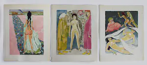 Kees van Dongen - 6 houtgravures 'Le livre des mille nuits et une nuit' kopen? Bied vanaf 20!