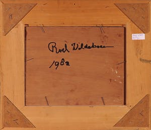 Roelof Wildeboer - Olieverf op paneel, Stilleven met fruit - Ingelijst kopen? Bied vanaf 40!