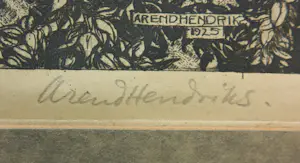 Arend Hendriks - Ets, Westland kopen? Bied vanaf 35!