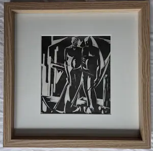 Hildo Krop - Twee arbeiders. kopen? Bied vanaf 59!