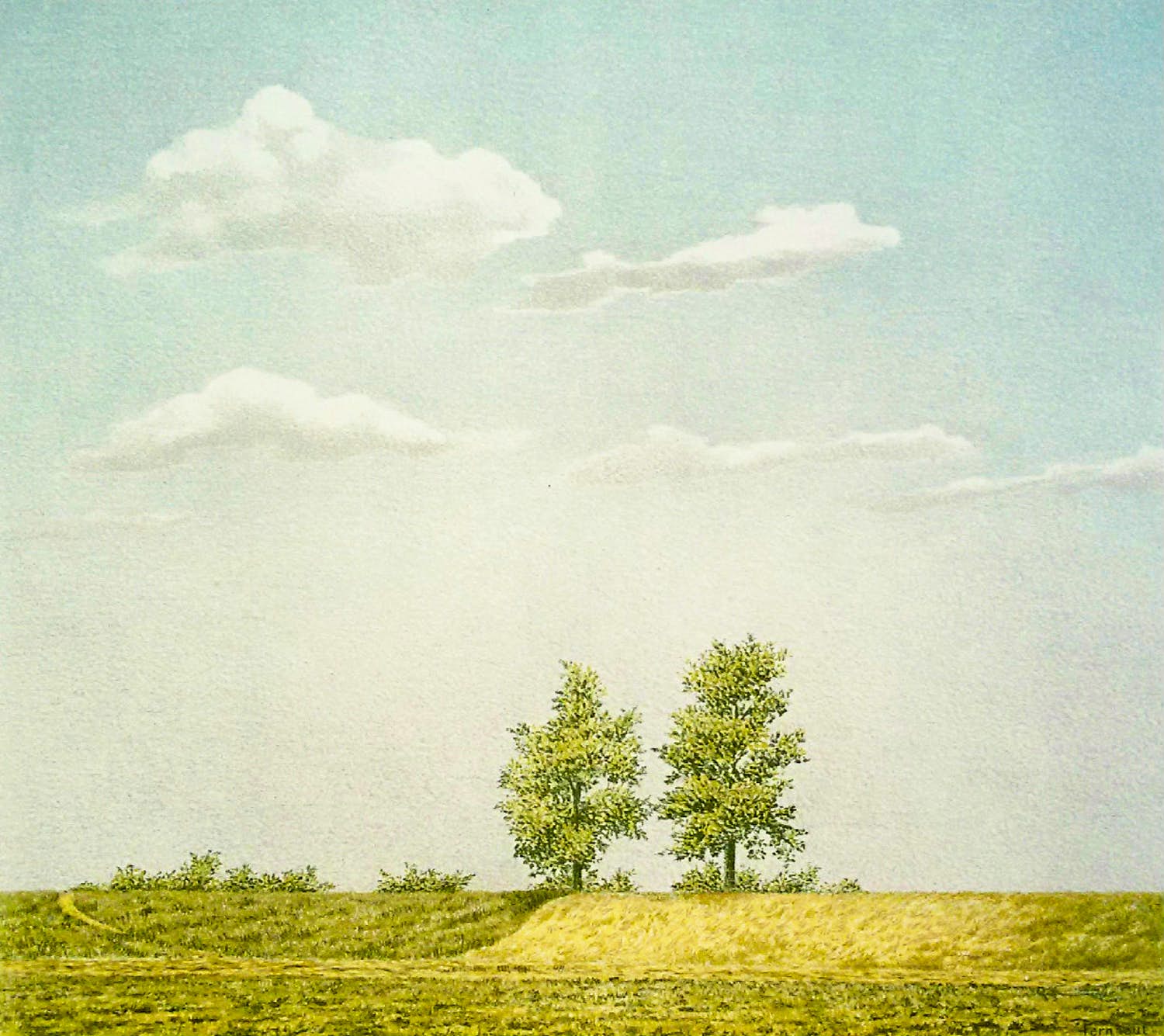 Edgar Fernhout - Zomer, litho - Gratis verzending! verkocht voor € 50!