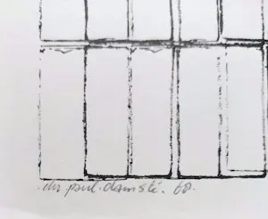 Christiaan Paul Damste - Zero compositie, tekening op papier kopen? Bied vanaf 100!