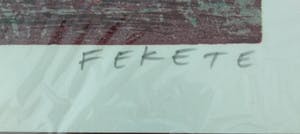 Esteban Fekete - Landschaft, Holzschnitt 1990 kopen? Bied vanaf 120!