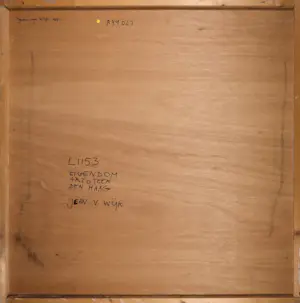 Jean van Wijk - Gemengde techniek op paneel, L. 1153 - Ingelijst (Zeer groot) kopen? Bied vanaf 1!