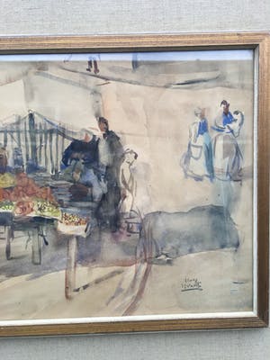 Isaac Israels - Op de markt kopen? Bied vanaf 1285!