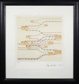 Rob Scholte - Zeefdruk, Mis en bouteille dans nos caves - Ingelijst kopen? Bied vanaf 100!