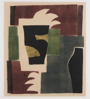 Judith Stolker - Sjabloondruk, Zonder titel - Ingelijst kopen? Bied vanaf 20!