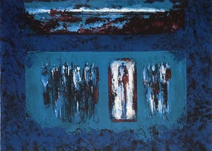 Mattie Schilders - Ochtendwandeling, zeefdruk (Groot) kopen? Bied vanaf 1!