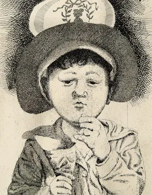 Herman Berserik - Zeer kleine oplage (25) Ets - De jonge Snoeper - gesigneerd kopen? Bied vanaf 21!