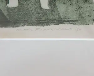 Michel van Overbeeke - Kleurenets, Abstracte compositie - Ingelijst kopen? Bied vanaf 1!