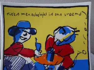 Herman Brood - Niets menschelijks is ons vreemd (Schoonhoven keramiek kopen? Bied vanaf 82!
