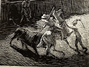 Ignaz Epper - Renommierter Schweizer expressionist - Matador/Stierkampf - signiert kopen? Bied vanaf 29!