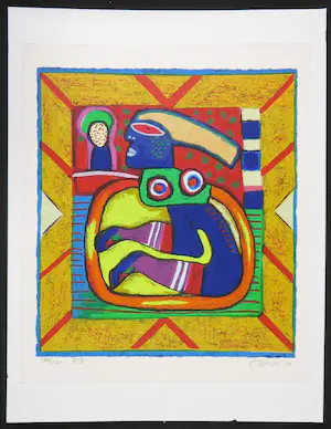 Clemens Briels - Zeefdruk, Zonder titel kopen? Bied vanaf 1!