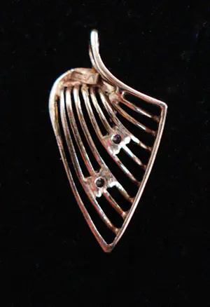 Buy Theodor Klotz bicolor gouden hanger met kristal MCM maan ster TEKA? Bid from 125!