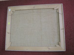 Caveto - Jan Dohmen (Bladel 1923-) GROOT olieverf op doek - Cello of Viool - gesigneerd kopen? Bied vanaf 1!