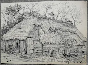 Henri von Rupprecht - Pentekening Soesterberg kopen? Bied vanaf 10!