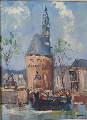 Jan Kelderman - Haven van Hoorn met toren kopen? Bied vanaf 75!