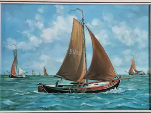 Frits Pieters - Botter op IJsselmeer. kopen? Bied vanaf 125!