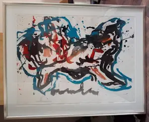 Anton Heyboer - Abstracte Compositie kopen? Bied vanaf 350!