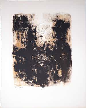 Wim Motz - Litho, Zonder titel verkocht voor € 50!